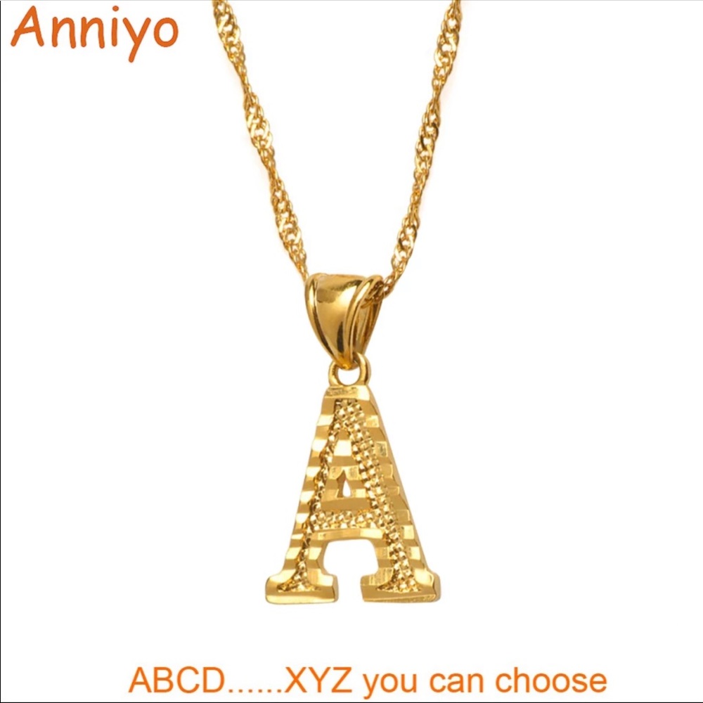 Thin Chain English Letter Jewelry Alphabet Gift